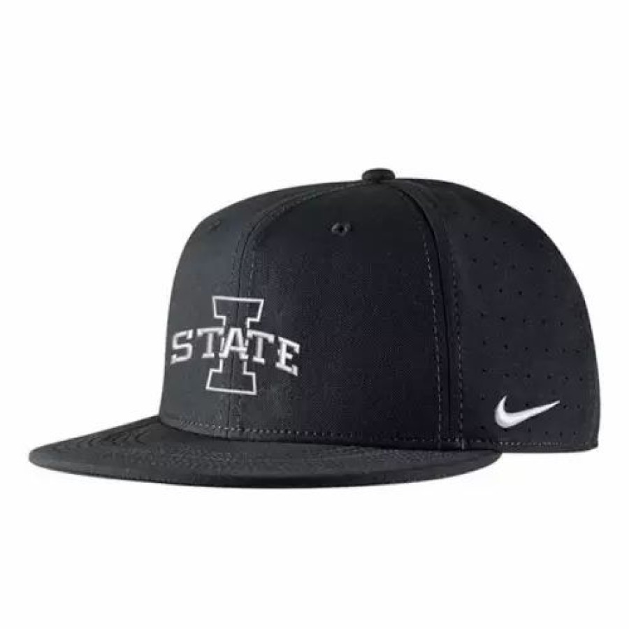 * Nike Iowa State Cyclones Replica Baseball Hat Black College Hats & Caps