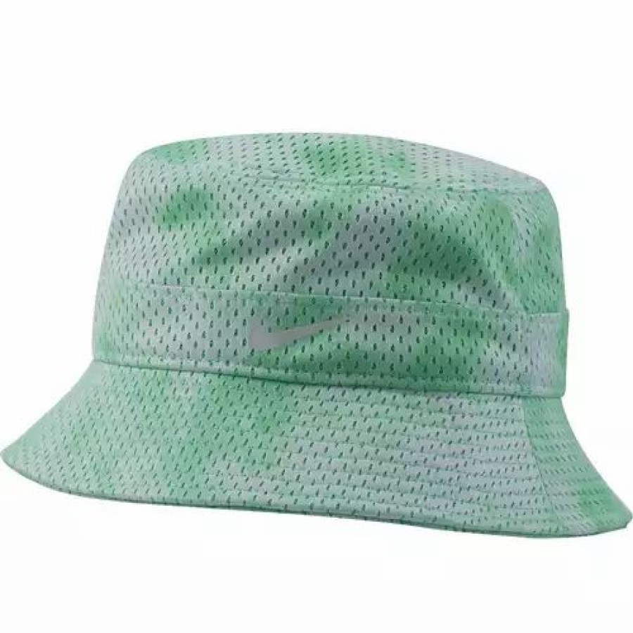 * Women'S Nike Sportswear Heritage86 Bucket Hat Green Glow Hats & Caps