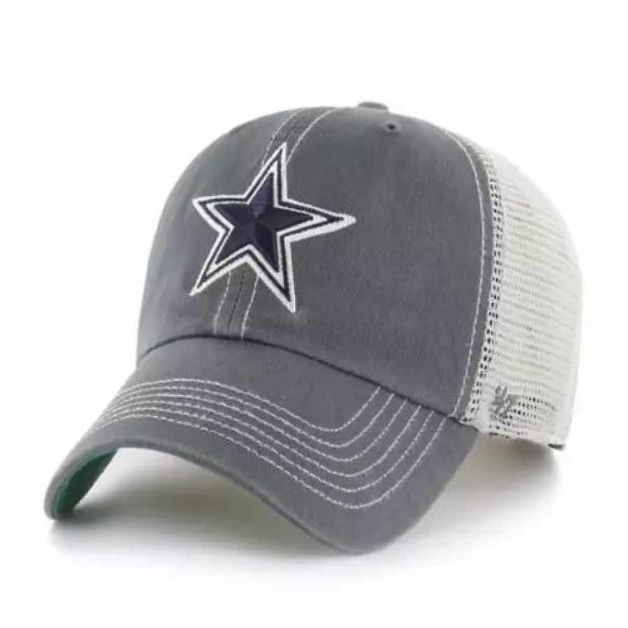 * 47 Brand 47 Brand Dallas Cowboys Trawler Adjustable Hat Charcoal Nfl Hats & Caps