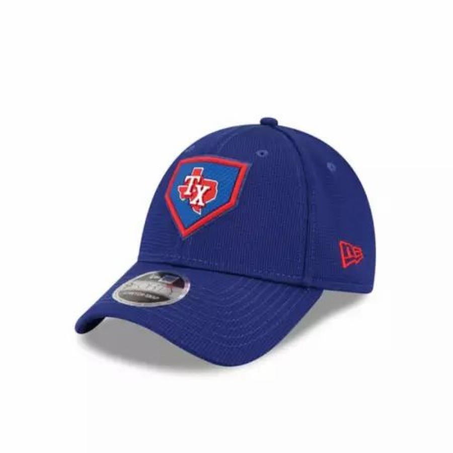 * New Era Texas Rangers 2022 Clubhouse 9Forty Adjustable Hat Royal Mlb Hats & Caps