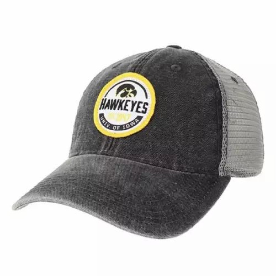 * Legacy Athletic Iowa Hawkeyes Wolf Hat Black/Grey College Hats & Caps