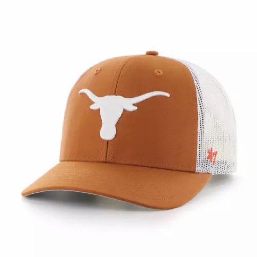 * 47 Brand 47 Brand Texas Longhorns Trucker Hat Orange College Hats & Caps