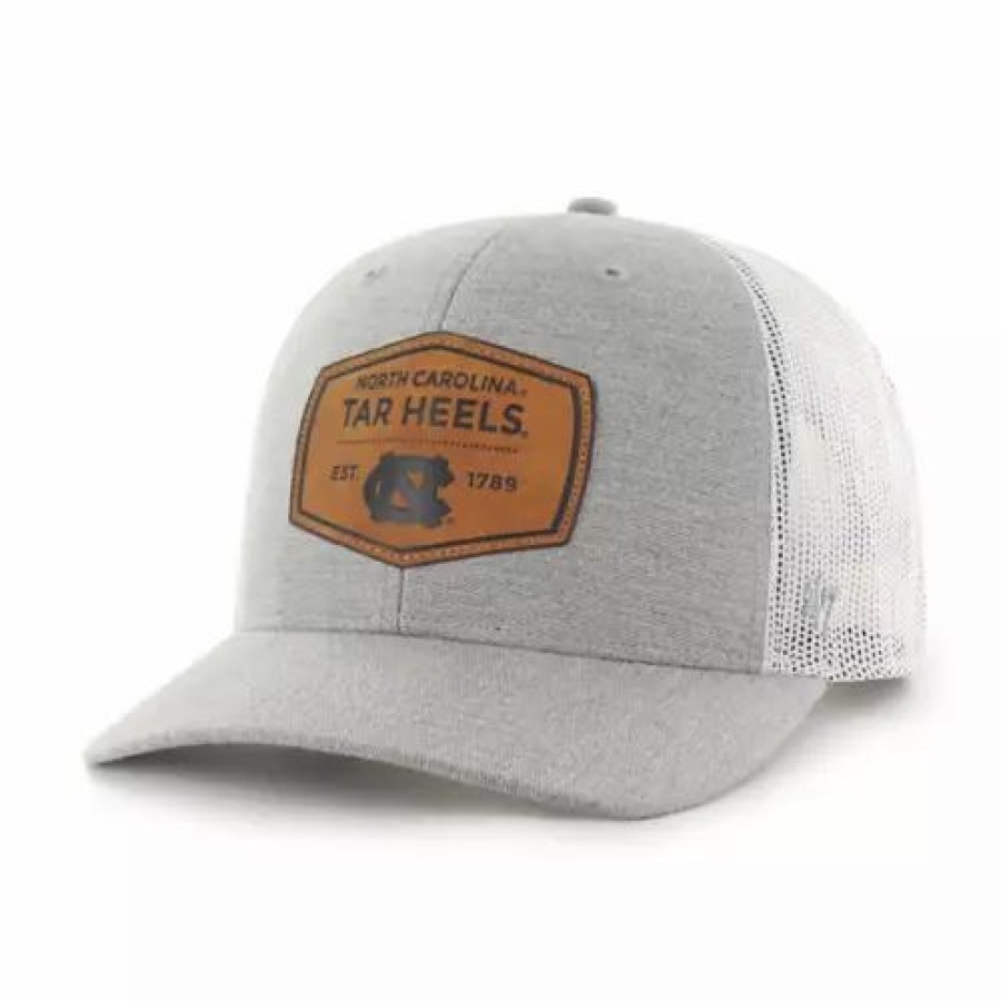 * 47 Brand 47 Brand North Carolina Tar Heels Tanyard Truck Hat Grey Heather College Hats & Caps