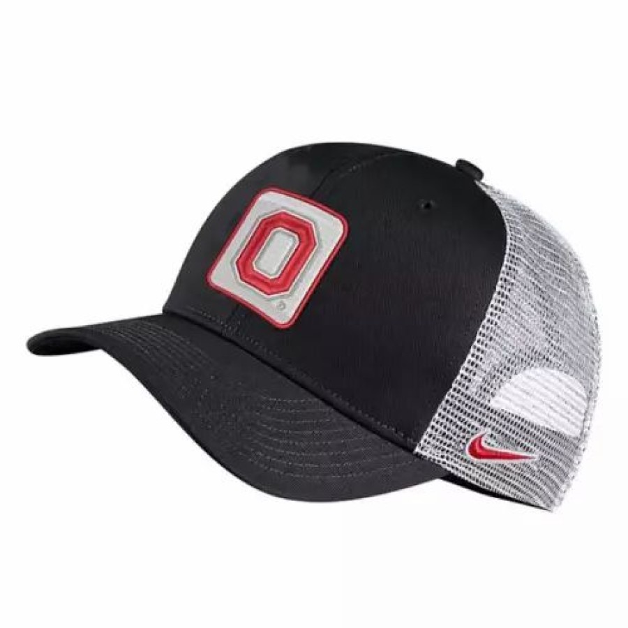 * Nike Ohio State Buckeyes Classic 99 Trucker Hat Black College Hats & Caps