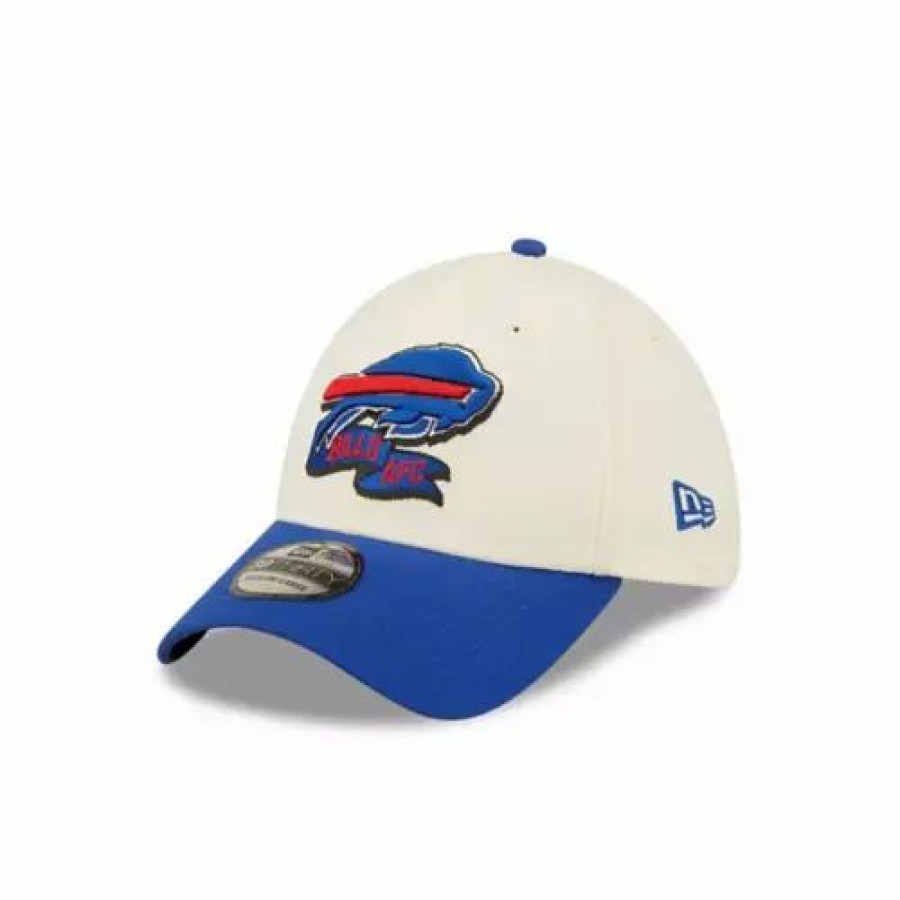 * New Era Buffalo Bills 2022 Sideline 39Thirty Stretch Fit Hat Cream Nfl Hats & Caps