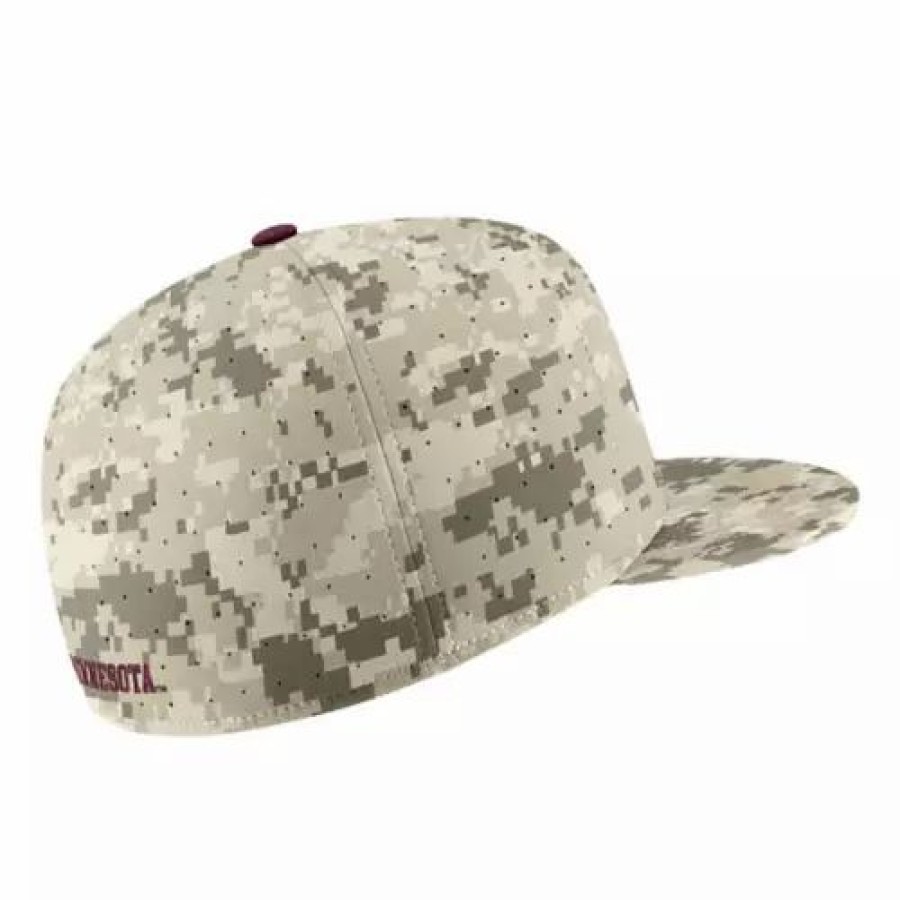 * Nike Minnesota Golden Gophers True Baseball Hat Camo College Hats & Caps