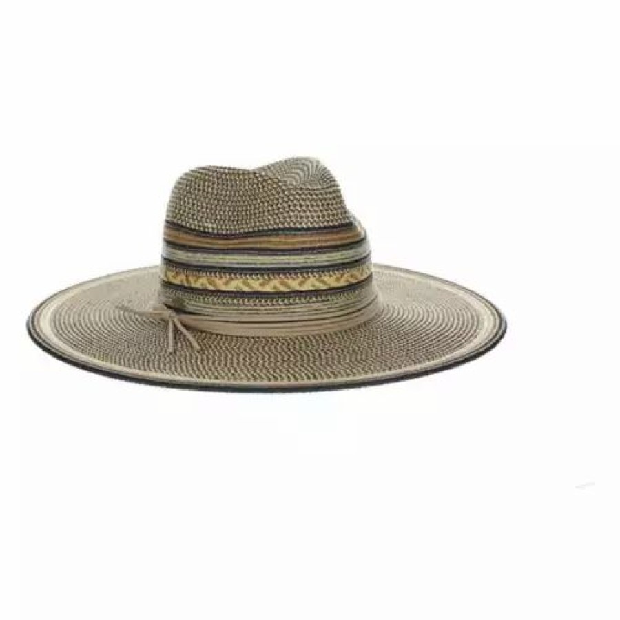 * Women'S Dorfman-Pacific Alento Safari Sun Hat Brown/Multi Hats & Caps