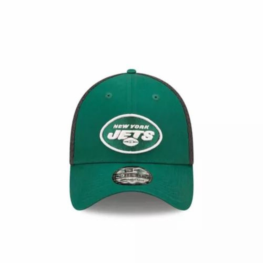 * New Era New York Jets Neo 39Thirty Stretch Fit Hat Green Nfl Hats & Caps