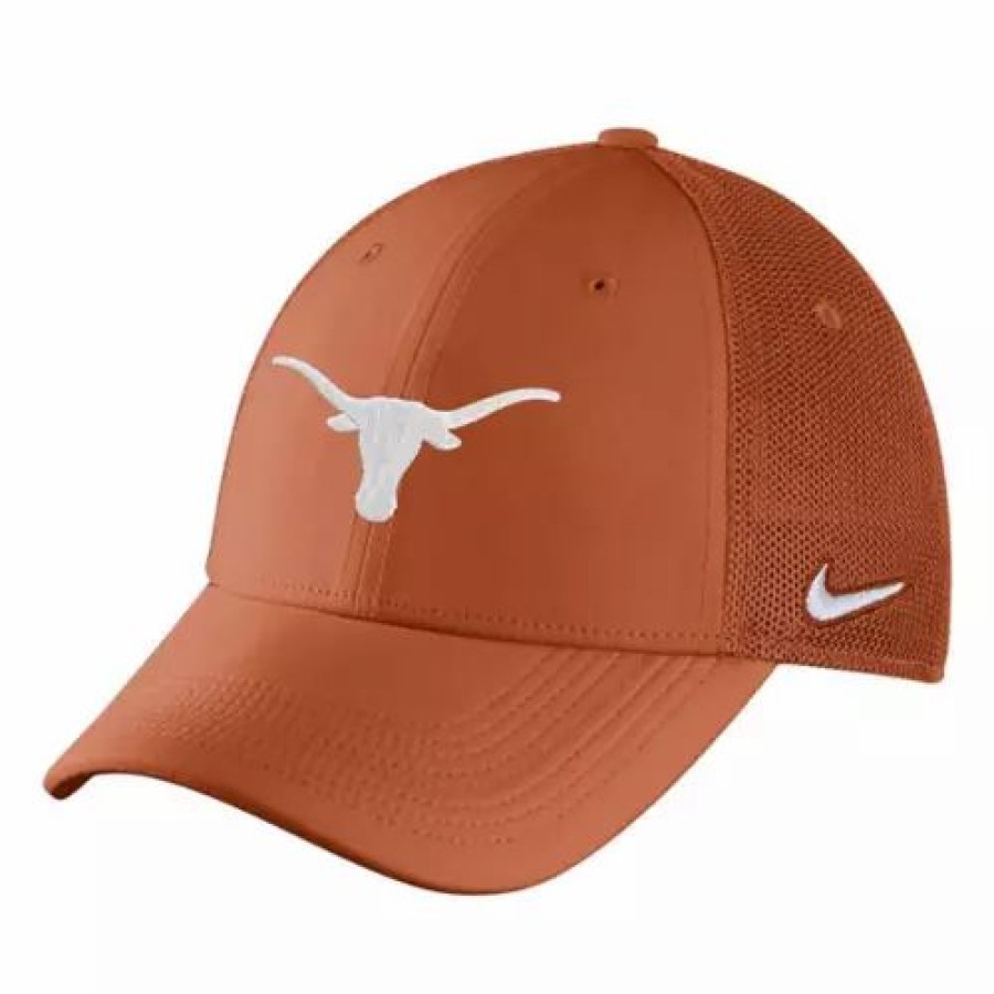 * Nike Texas Longhorns Legacy 91 Mesh Hat Orange College Hats & Caps