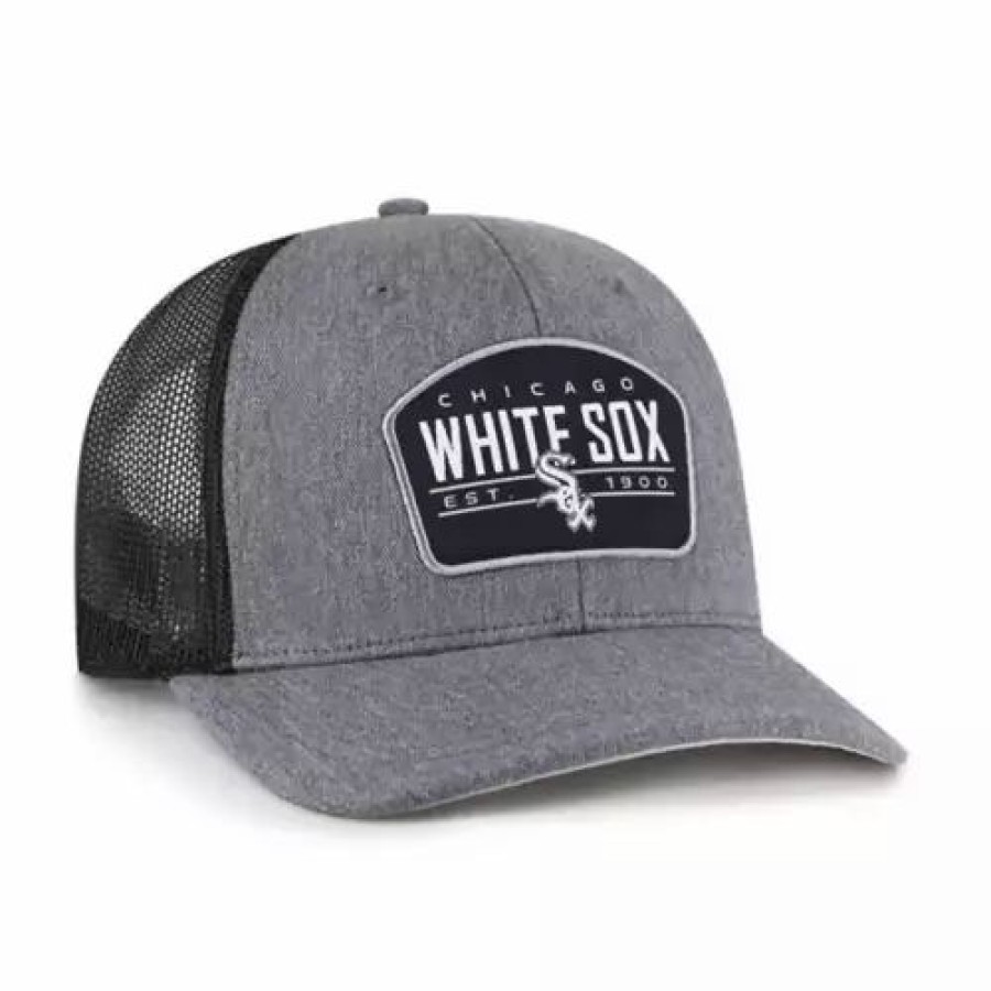 * 47 Brand 47 Brand Chicago White Sox Trucker Slate Hat Charcoal Mlb Hats & Caps