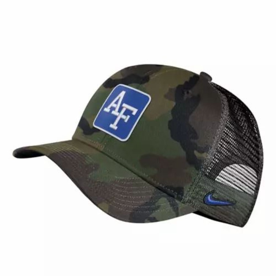 * Nike Air Force Falcons Classic 99 Truck Hat Camo College Hats & Caps