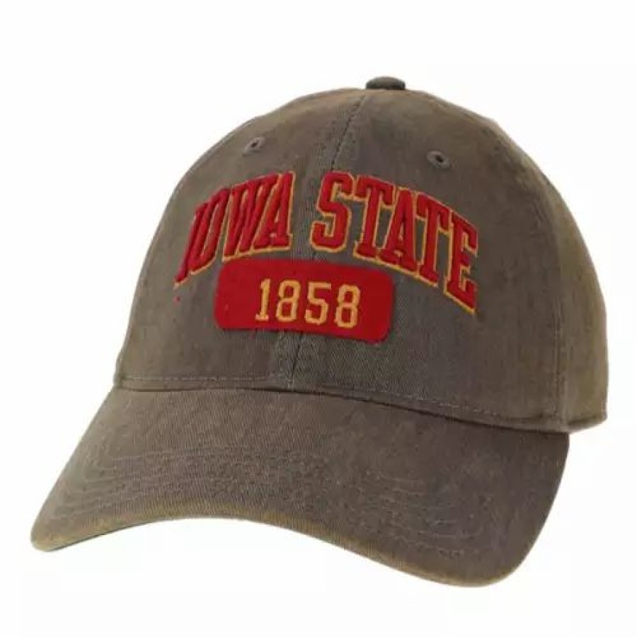 * Legacy Athletic Iowa State Cyclones Showdown Hat Grey Heather College Hats & Caps