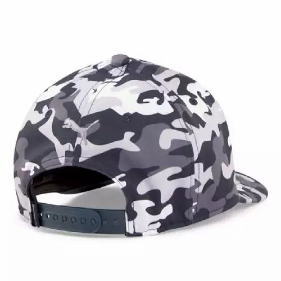 * Adult Puma Camo Pattern Golf Snapback Hat Hats & Caps