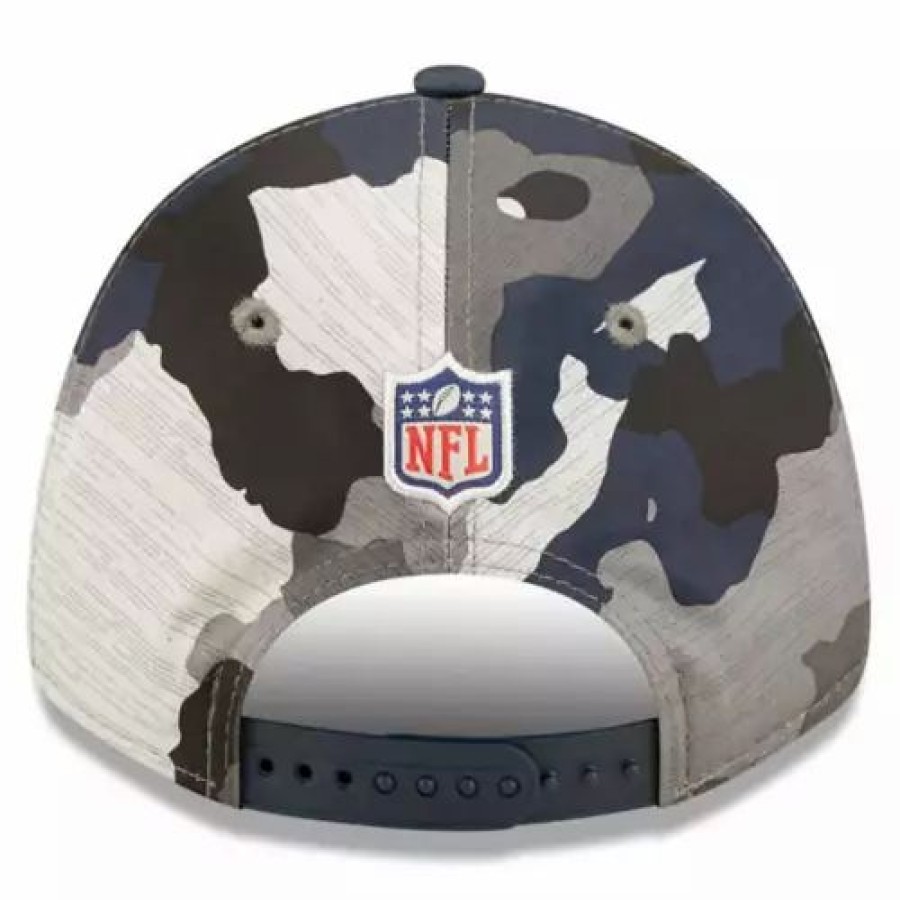 * New Era Kids' Seattle Seahawks Training Camp 9Forty Adjustable Hat Camo Nfl Hats & Caps