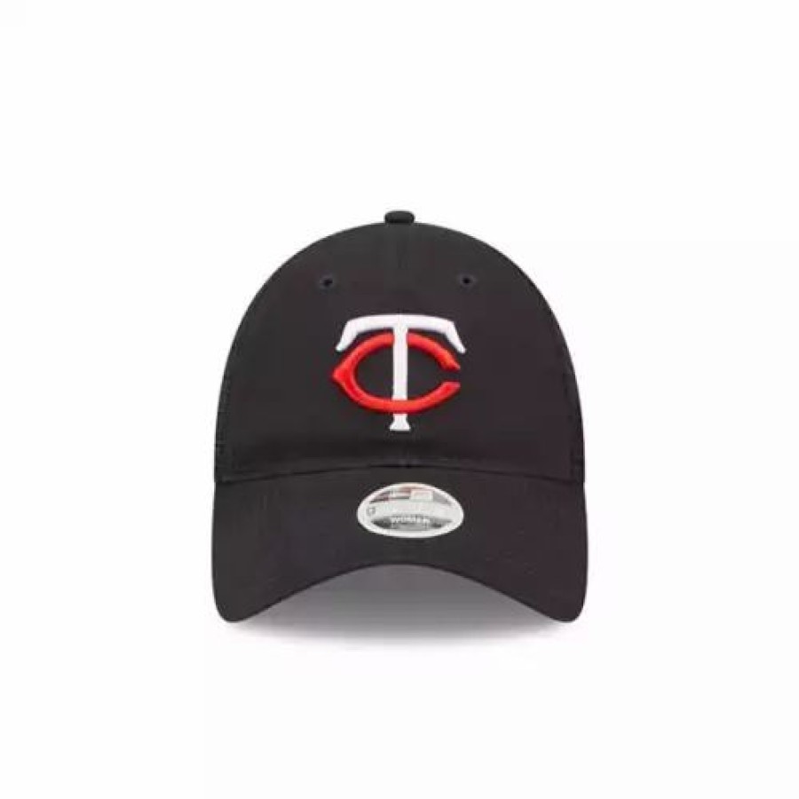 * New Era Women'S Minnesota Twins Banded 9Twenty Adjustable Hat Navy Mlb Hats & Caps