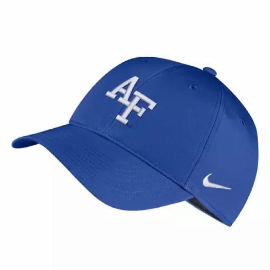 * Nike Air Force Falcons Legacy 91 Drifit Hat Royal College Hats & Caps