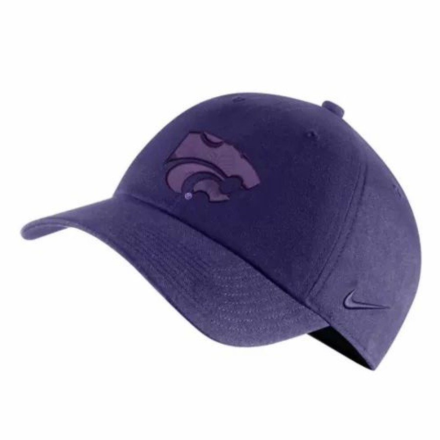 * Nike Kansas State Wildcats Heritage 86 Campus Hat Purple College Hats & Caps