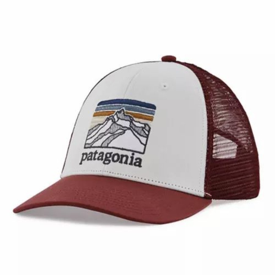 * Adult Patagonia Line Logo Ridge Lopro Trucker Snapback Hat Hats & Caps