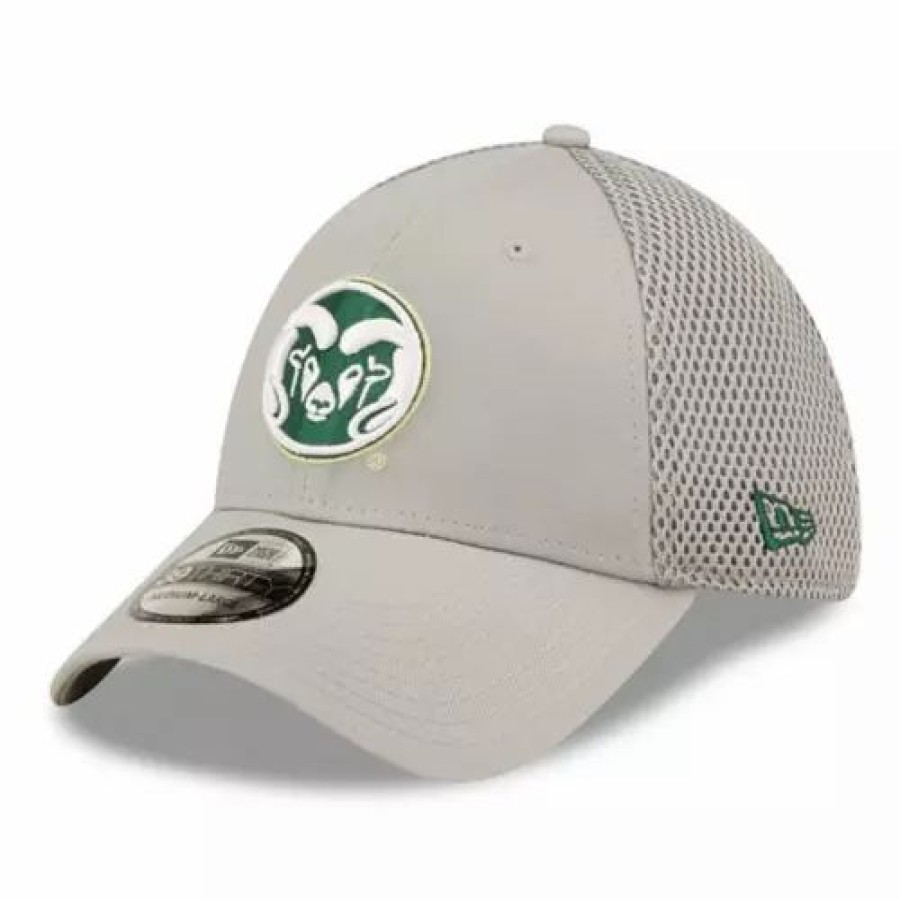 * New Era Colorado State Rams Team Neo Hat Grey Heather College Hats & Caps