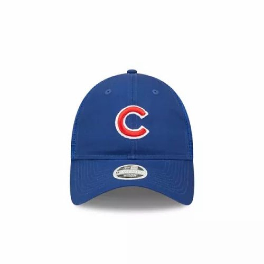 * New Era Women'S Chicago Cubs Banded 9Twenty Adjustable Hat Royal Mlb Hats & Caps