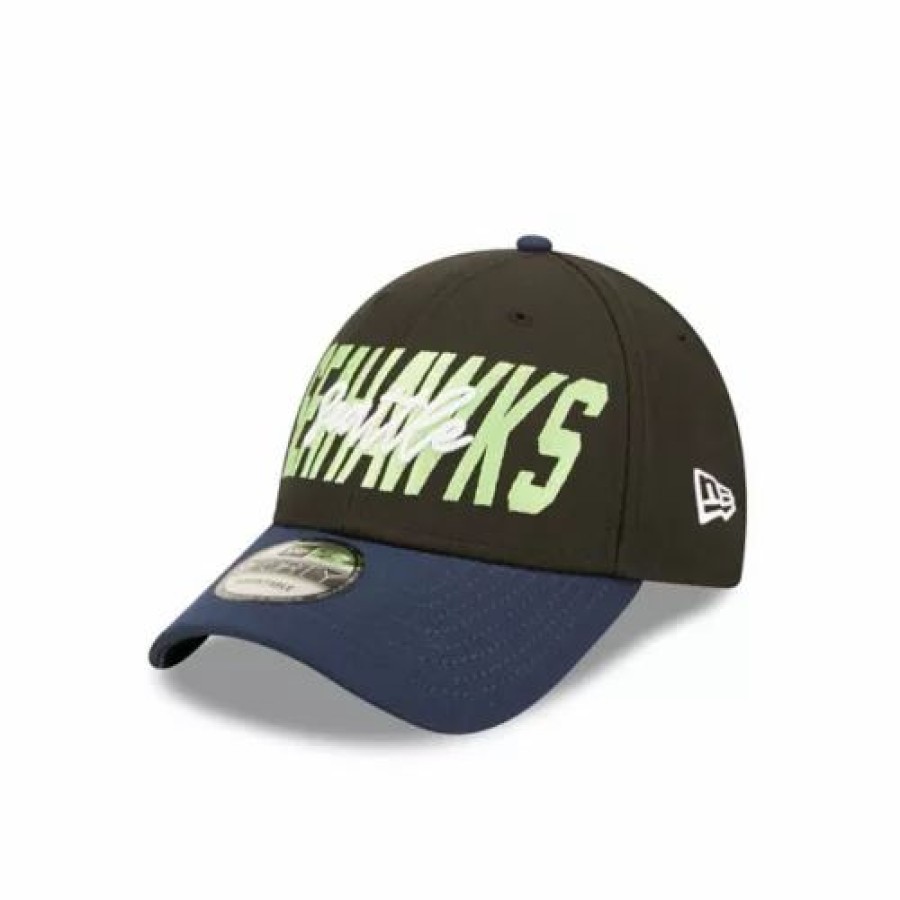 * New Era Seattle Seahawks 2022 Nfl Draft 9Forty Adjustable Hat Black Nfl Hats & Caps