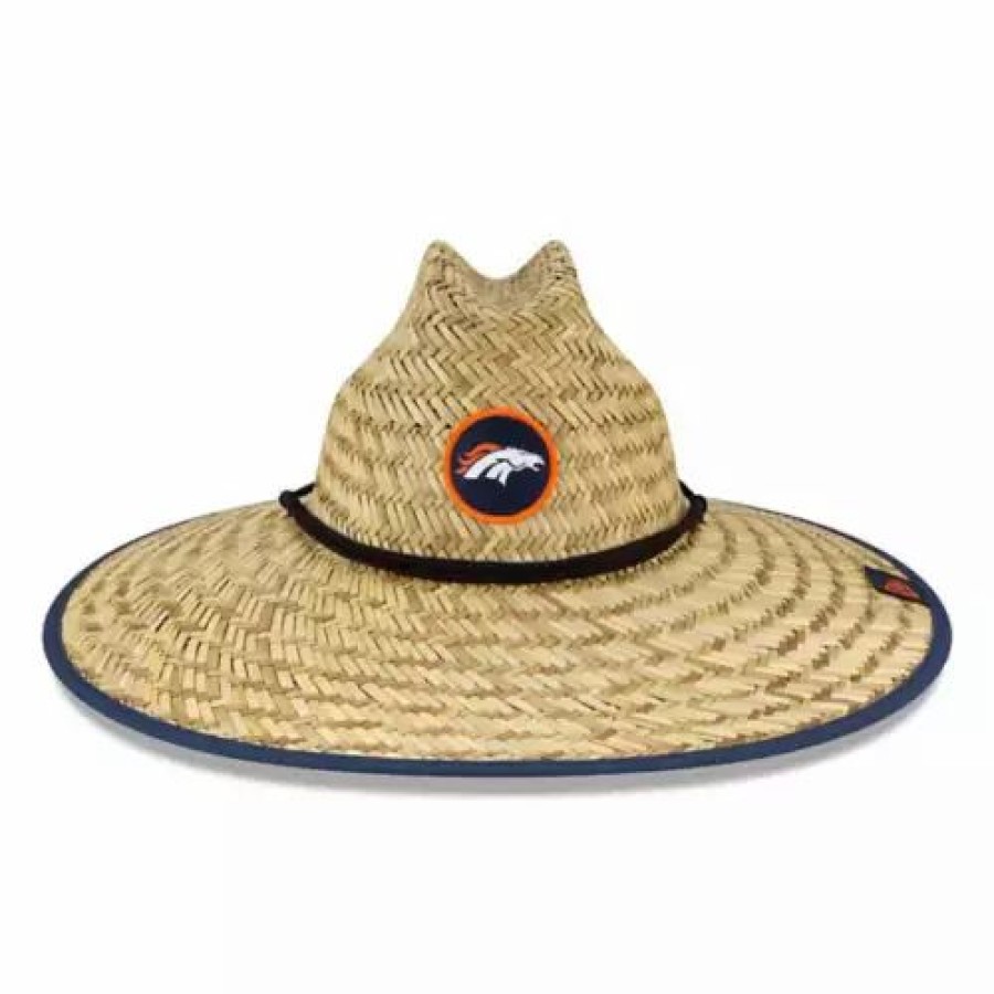 * New Era Denver Broncos Training Straw Hat Tan Nfl Hats & Caps