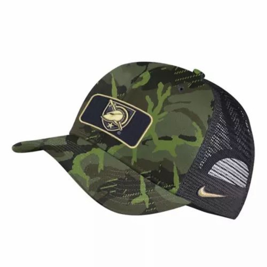 * Nike Army Black Knights Military Hat Camo College Hats & Caps