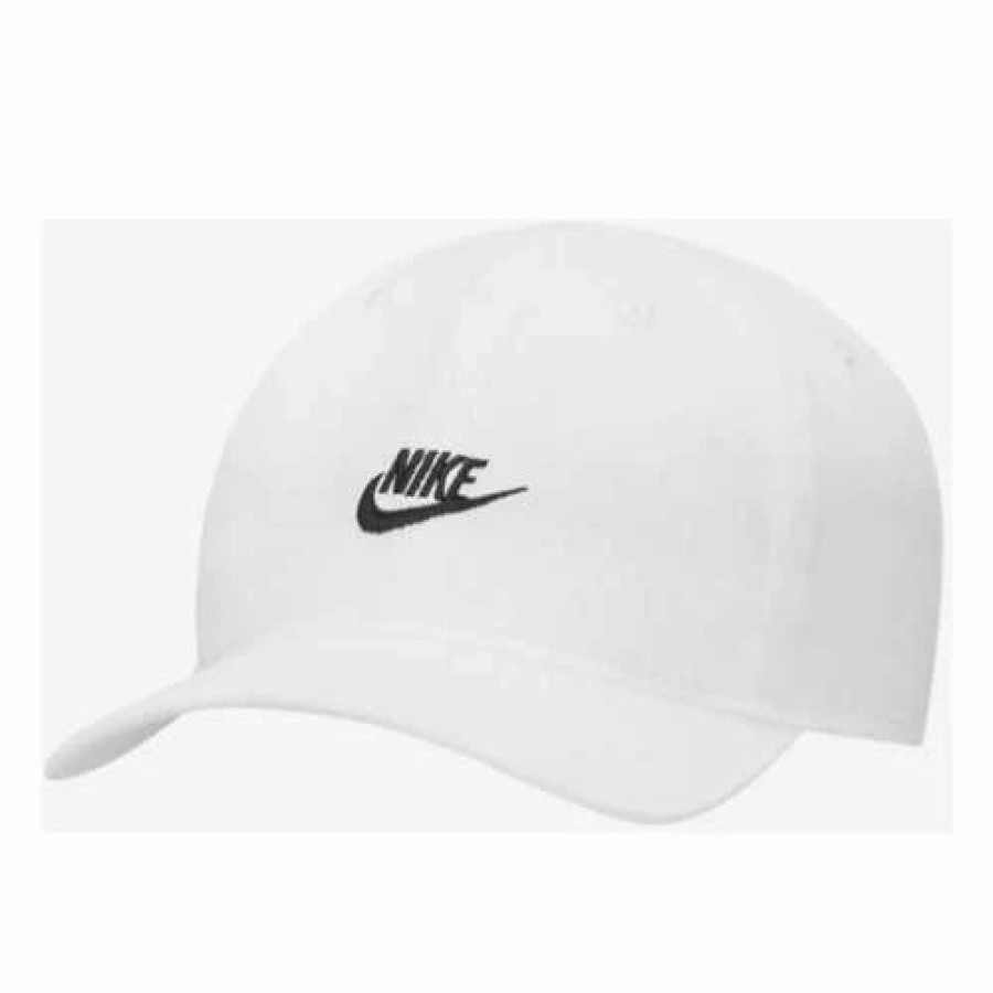 * Toddler Nike Swoosh Adjustable Hat White Hats & Caps