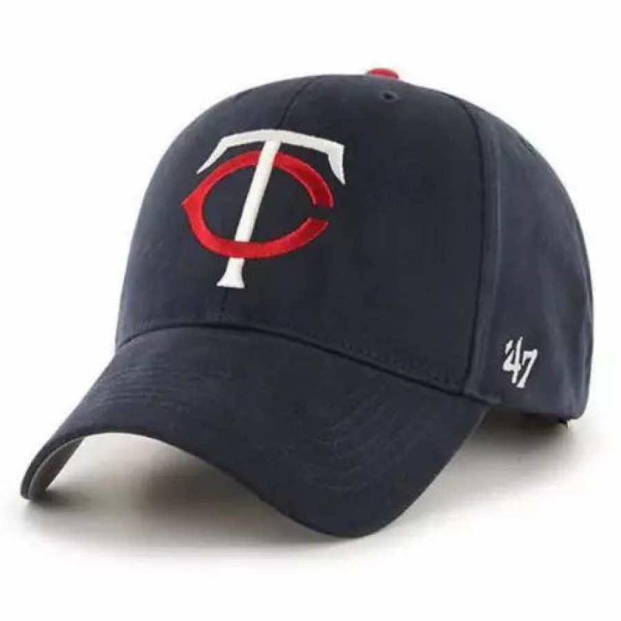 * 47 Brand 47 Brand Kids' Minnesota Twins Mvp Hat Navy Mlb Hats & Caps