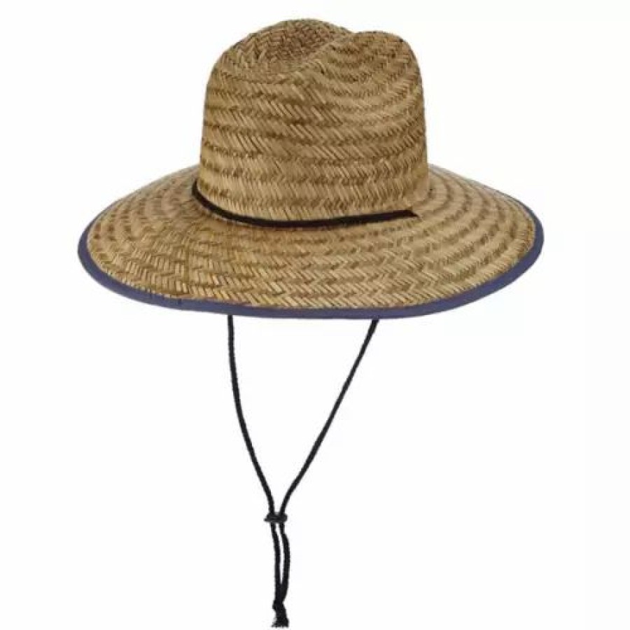 * Men'S Dorfman-Pacific Rush Straw Lifeguard **Assorted Colors Only** Sun Hat Hats & Caps