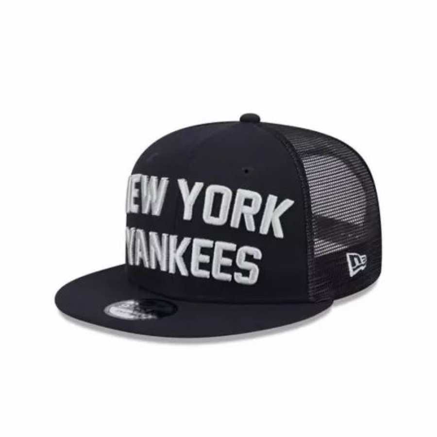 * New Era New York Yankees Retro Stack 9Fifty Snapback Hat Navy Mlb Hats & Caps