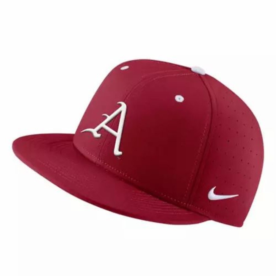 * Nike Arkansas Razorbacks True Baseball Hat Crimson College Hats & Caps