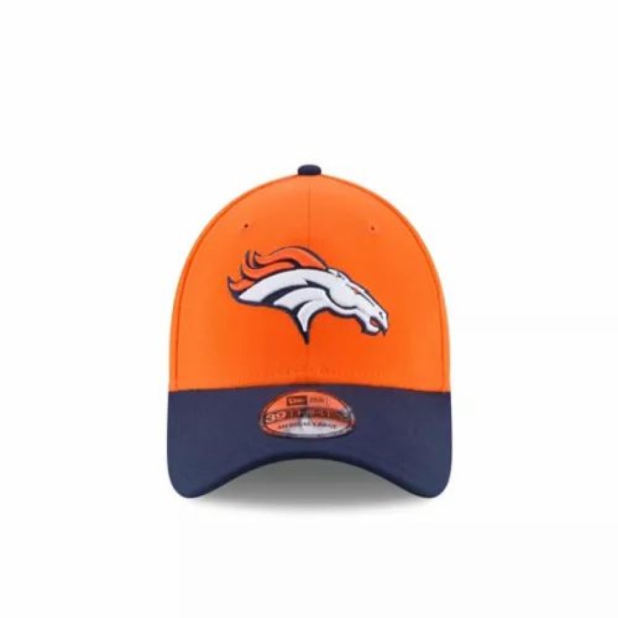 * New Era Denver Broncos Team Classic 39Thirty Stretch Hat Orange Nfl Hats & Caps