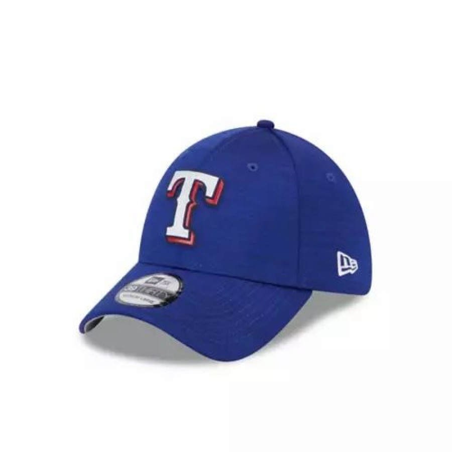 * New Era Texas Rangers 2023 Clubhouse 39Thirty Stretch Fit Hat Royal Mlb Hats & Caps