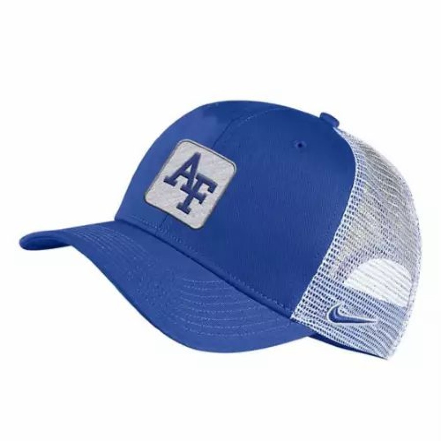 * Nike Air Force Falcons Classic 99 Trucker Hat Royal College Hats & Caps