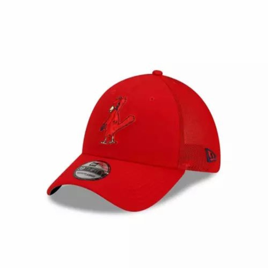 * New Era St. Louis Cardinals 2022 Batting Practice 39Thirty Stretch Fit Hat Red Mlb Hats & Caps