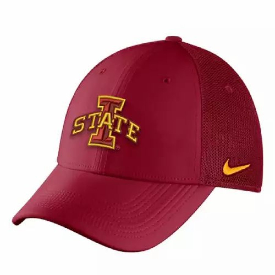 * Nike Iowa State Cyclones Legacy 91 Mesh Hat Crimson College Hats & Caps