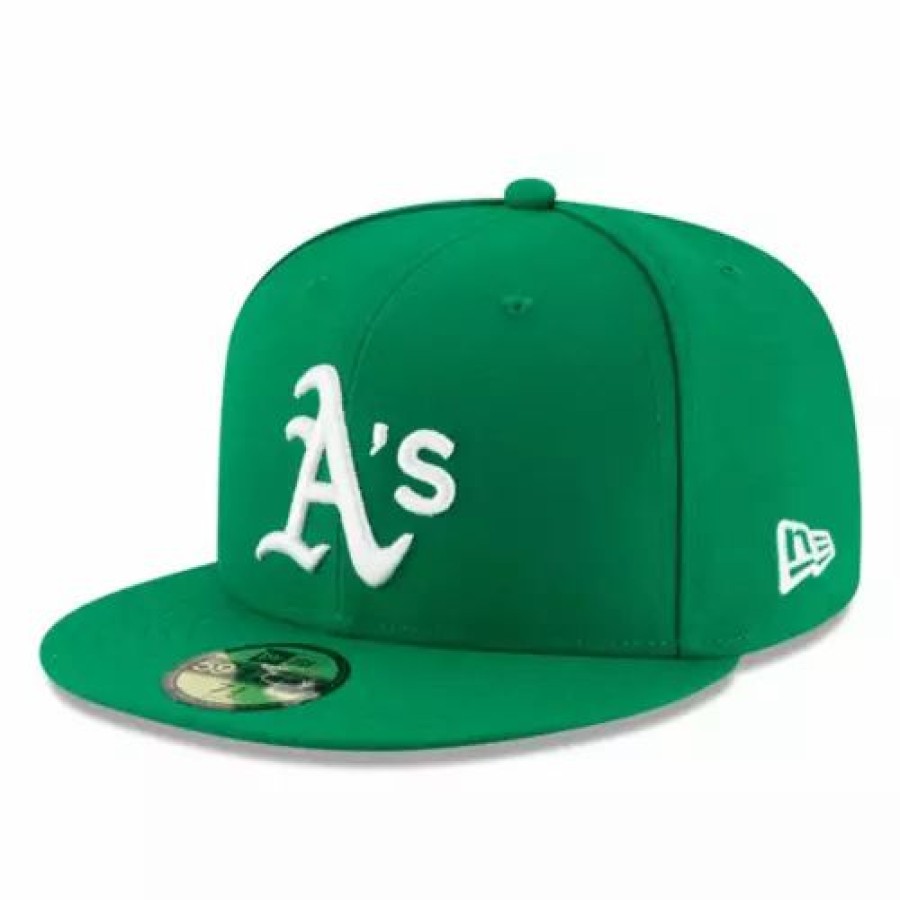 * New Era Oakland Athletics On Field 59Fifty Alternate Fitted Hat Kelly Mlb Hats & Caps