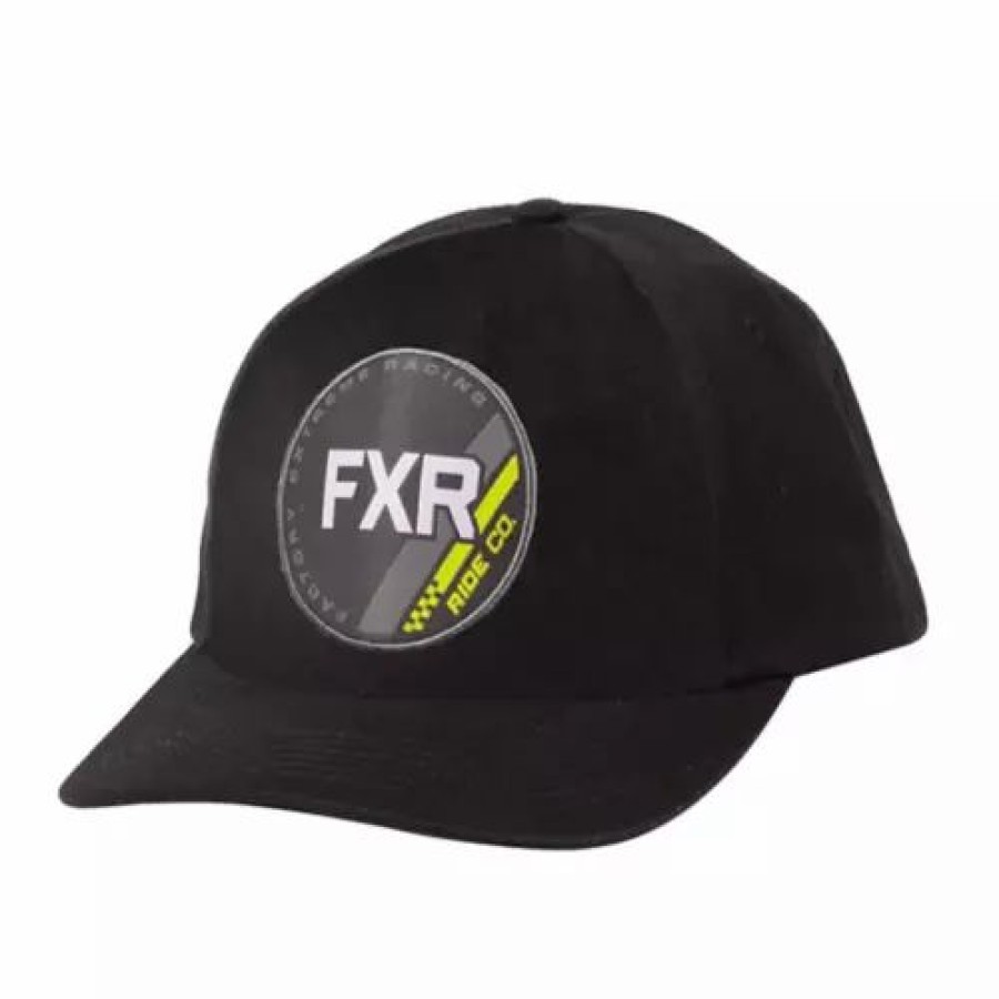 * Adult Fxr Ride Co Snap-Back 20 Snapback Hat Black/Hi-Vis Hats & Caps