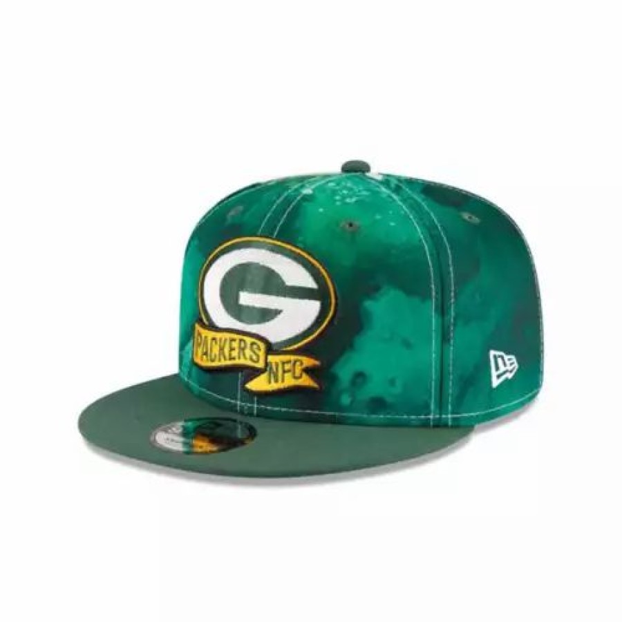 * New Era Bay Packers Sideline Ink 9Fifty Snapback Hat Green Nfl Hats & Caps