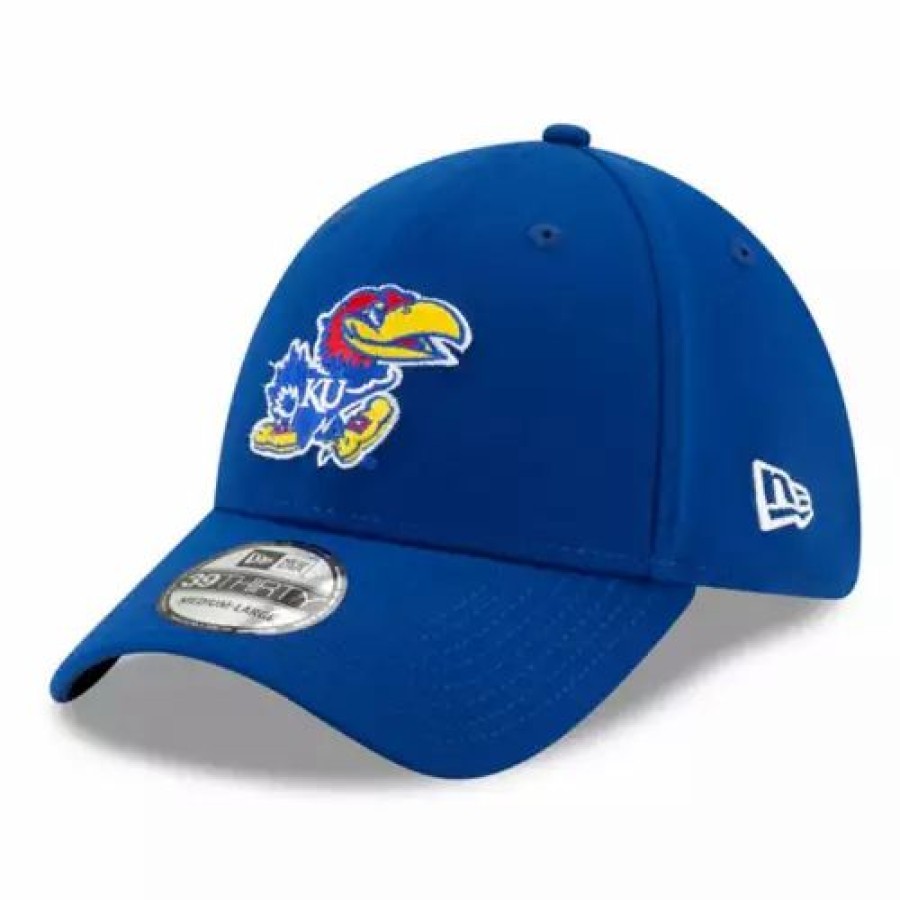 * New Era Kansas Jayhawks Classic 39Thirty Hat Royal College Hats & Caps