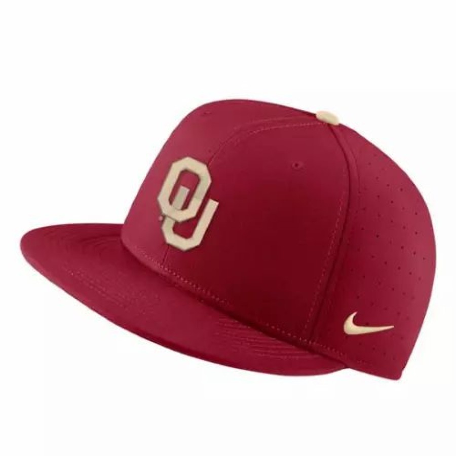 * Nike Oklahoma Sooners True Baseball Hat Crimson College Hats & Caps