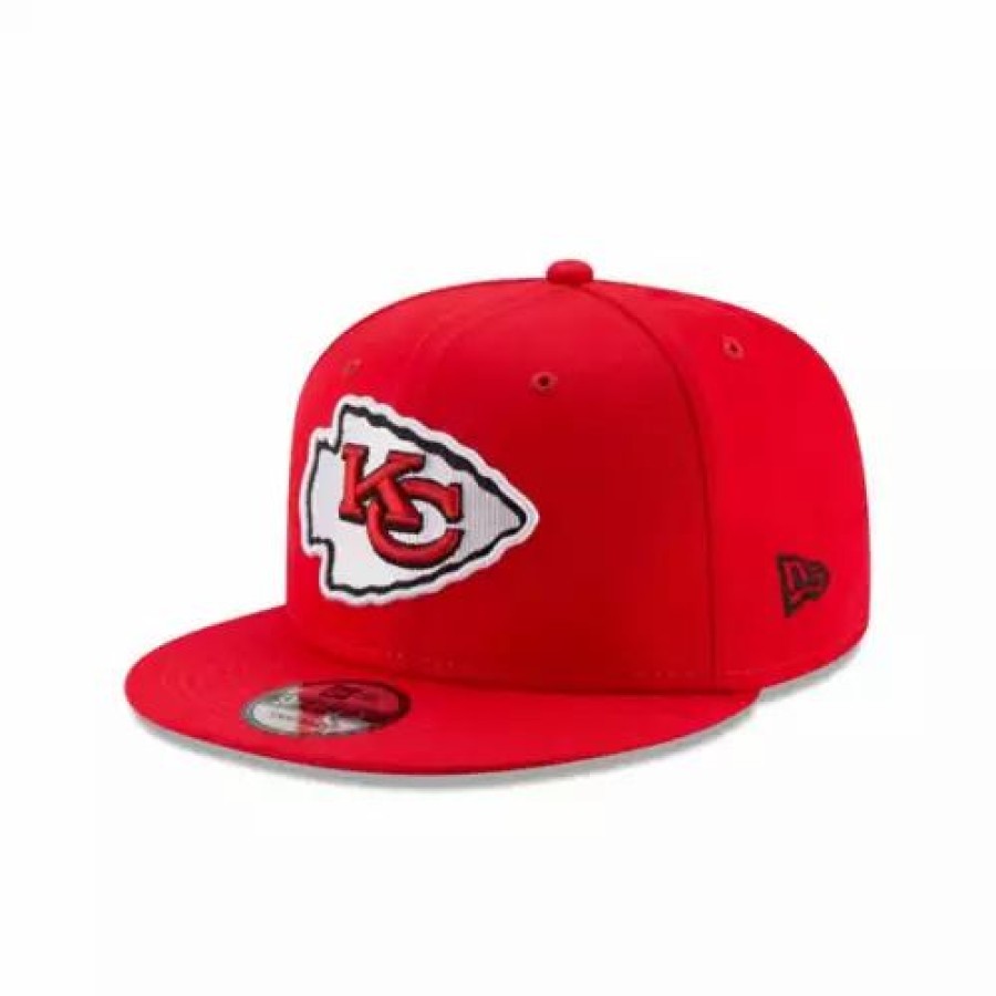 * New Era Kansas City Chiefs Basic 9Fifty Snapback Hat Red Nfl Hats & Caps