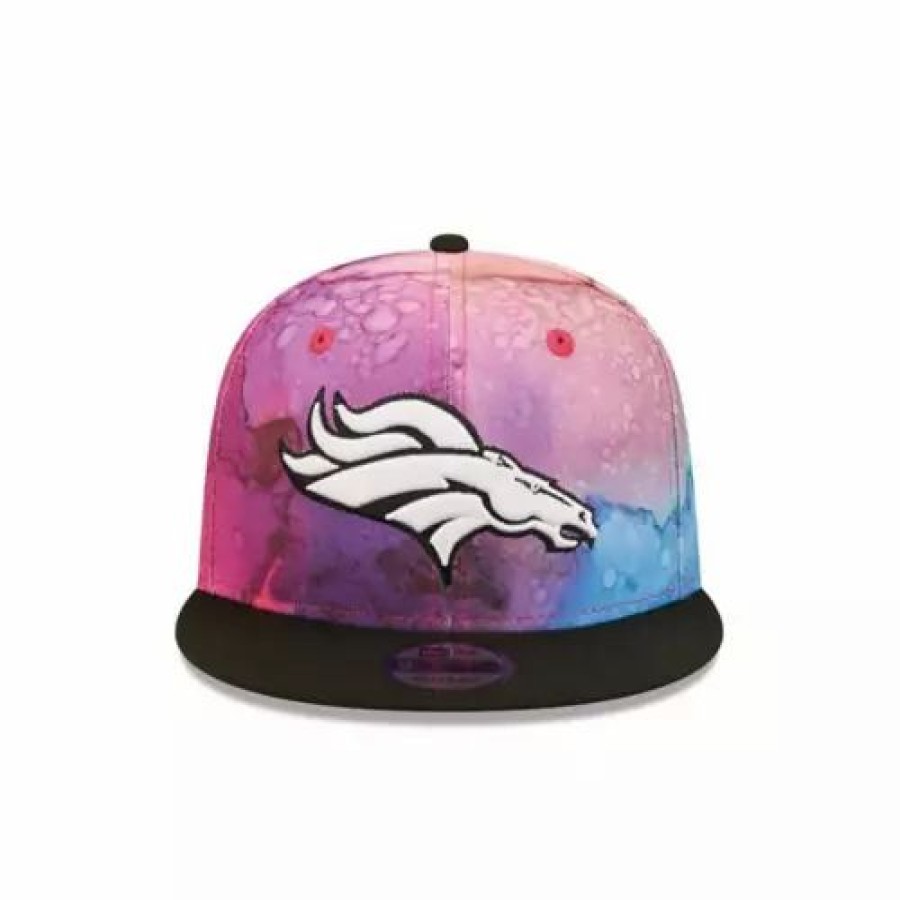 * New Era Denver Broncos Crucial Catch 9Fifty Snapback Hat Tie Dye Nfl Hats & Caps