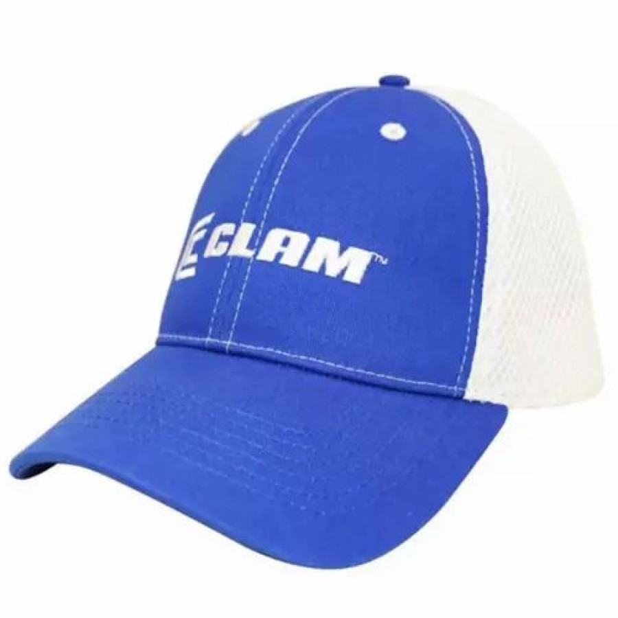 * Men'S Clam Flexfit Hat Blue Hats & Caps