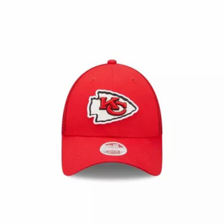 * New Era Women'S Kansas City Chiefs Sparkle 9Forty Adjustable Hat Red Nfl Hats & Caps