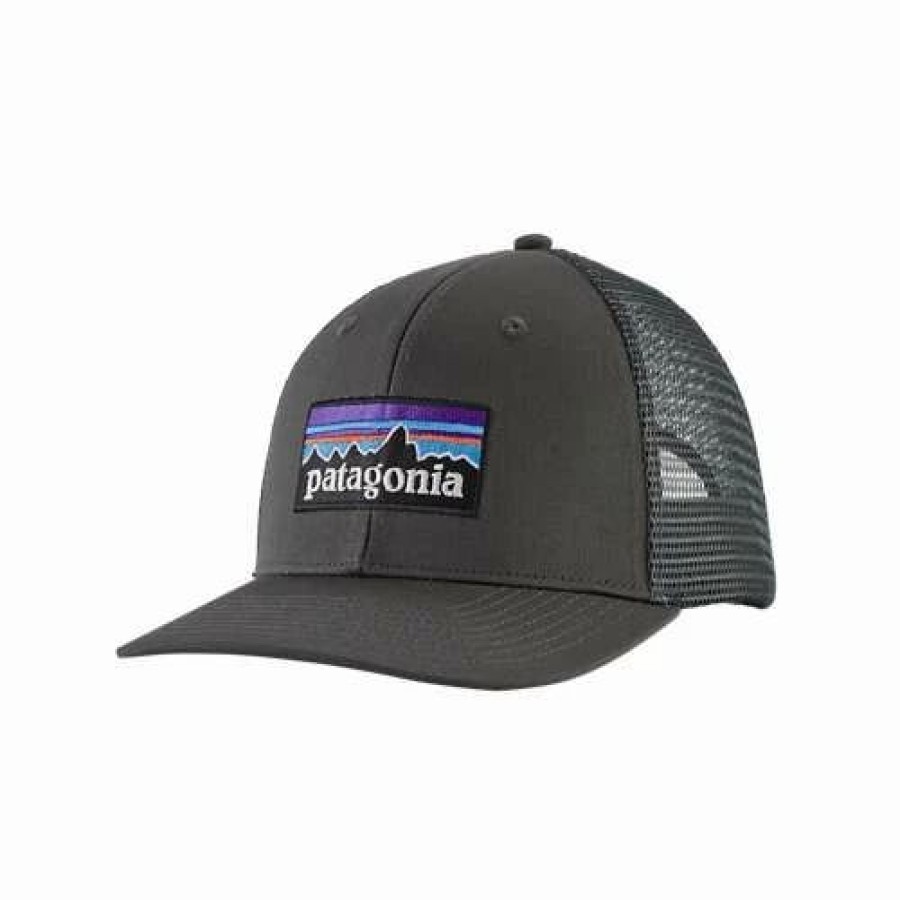 * Adult Patagonia P-6 Logo Trucker Snapback Hat Hats & Caps