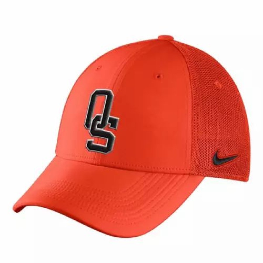 * Nike Oklahoma State Cowboys Legacy 91 Mesh Hat Orange College Hats & Caps