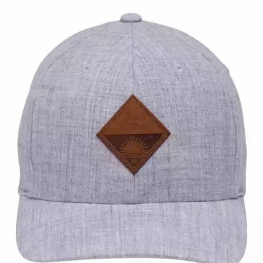 * Men'S Travismathew Quiet Cove Flexfit Hat Heather Grey Hats & Caps