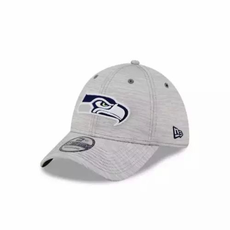 * New Era Seattle Seahawks 2022 Training Camp 39Thirty Stretch Fit Hat Grey Heather Nfl Hats & Caps